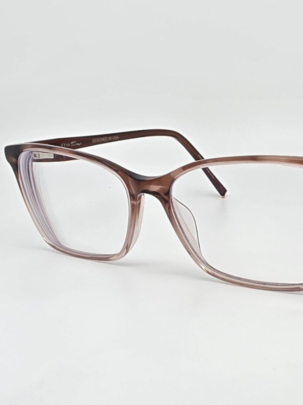 KY for Tura Mod K338 B:41 Brown Cat Eye Eyeglasses Frame w/ Flexhinge 55-16-145